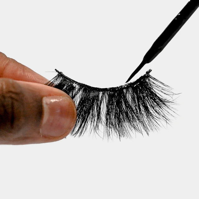 GRIP BOND LASH ADHESIVE with ALOE - BLACK / BRUSH