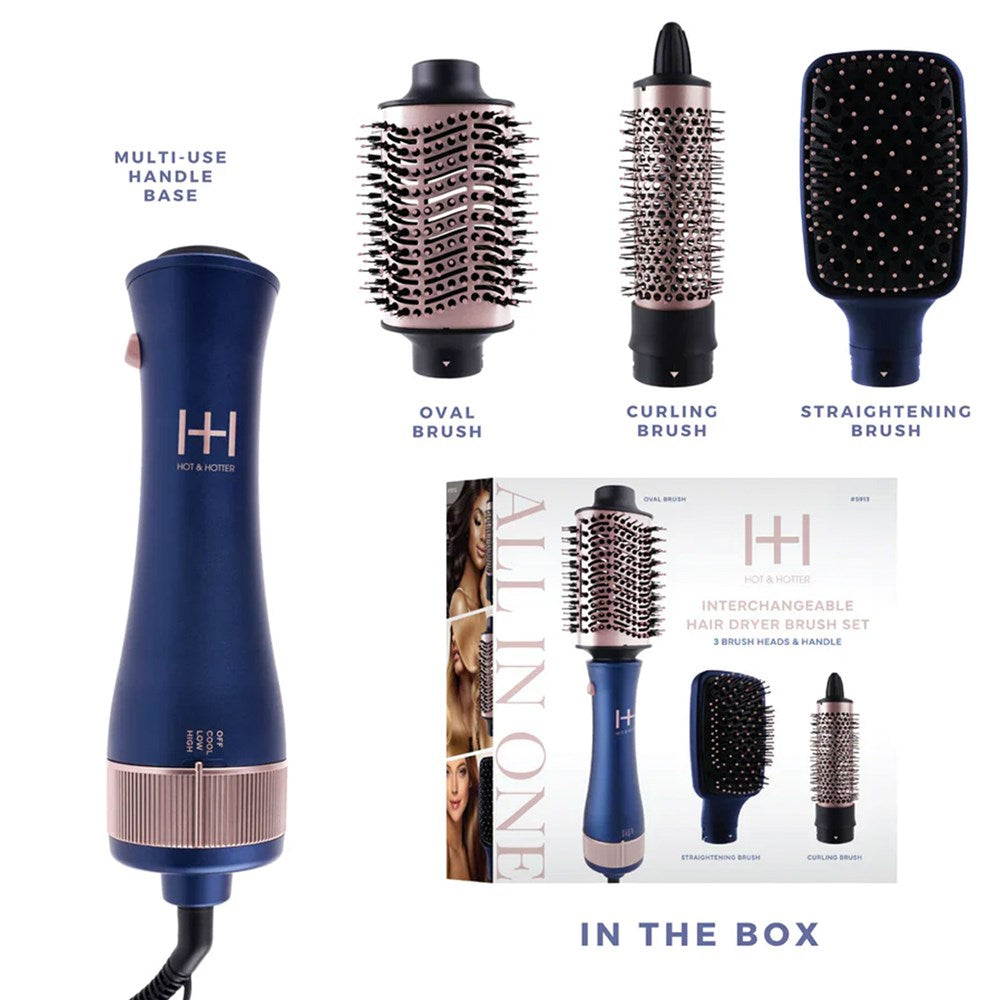 ANNIE HOT & HOTTER ONE STEP HAIR STYLER DRYER 4 IN 1