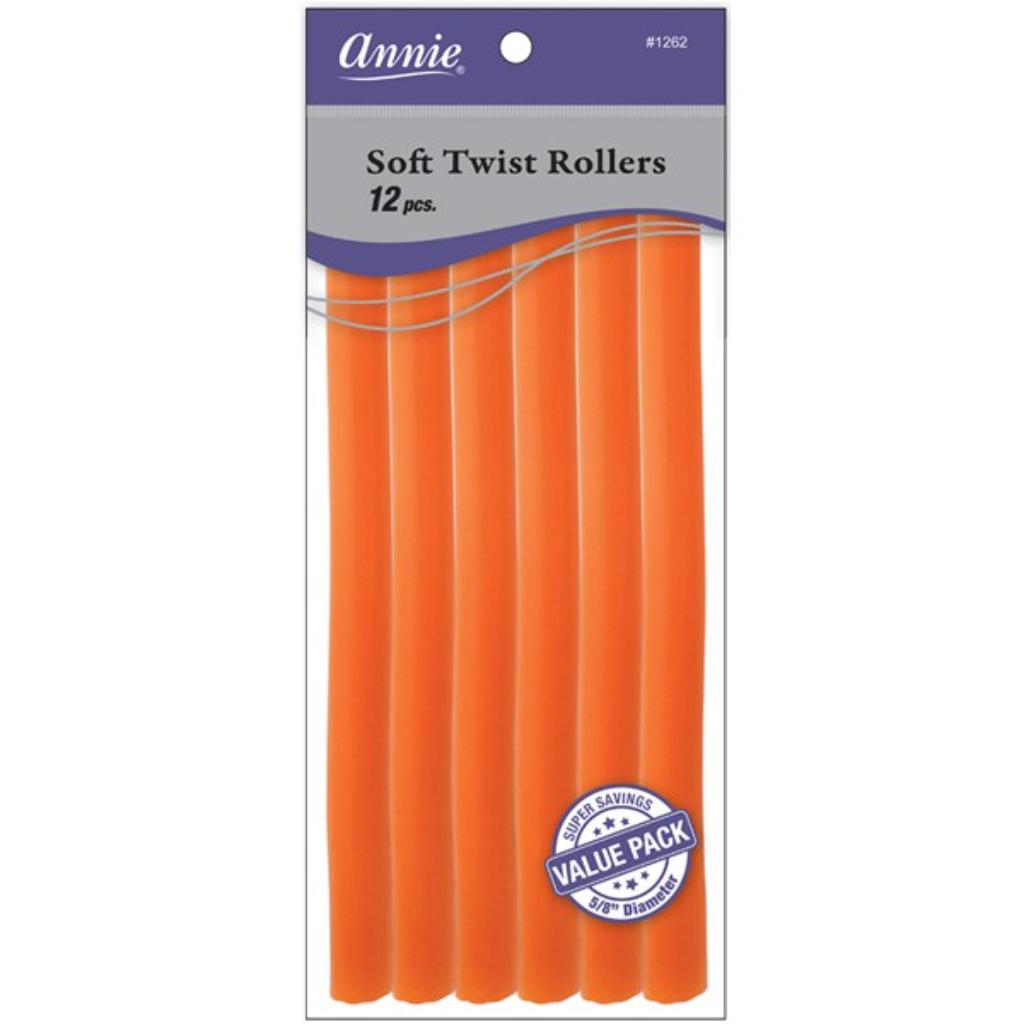Annie - Soft Twist Rollers Value Pack 5/8" Diameter (10" Long) | Miami Beauty Supply