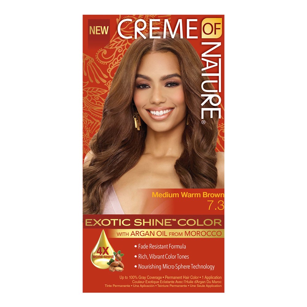 Creme of Nature Gel Hair Color 7.3 Medium Warm Brown