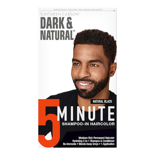 DARK & NATURAL Permanent Men Hair Colo Natural Black
