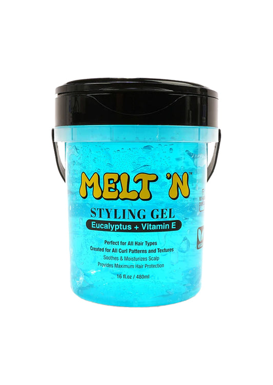 EBIN MELT’N Styling Gel -Blue Eucalyptus + Vit.E (16 oz