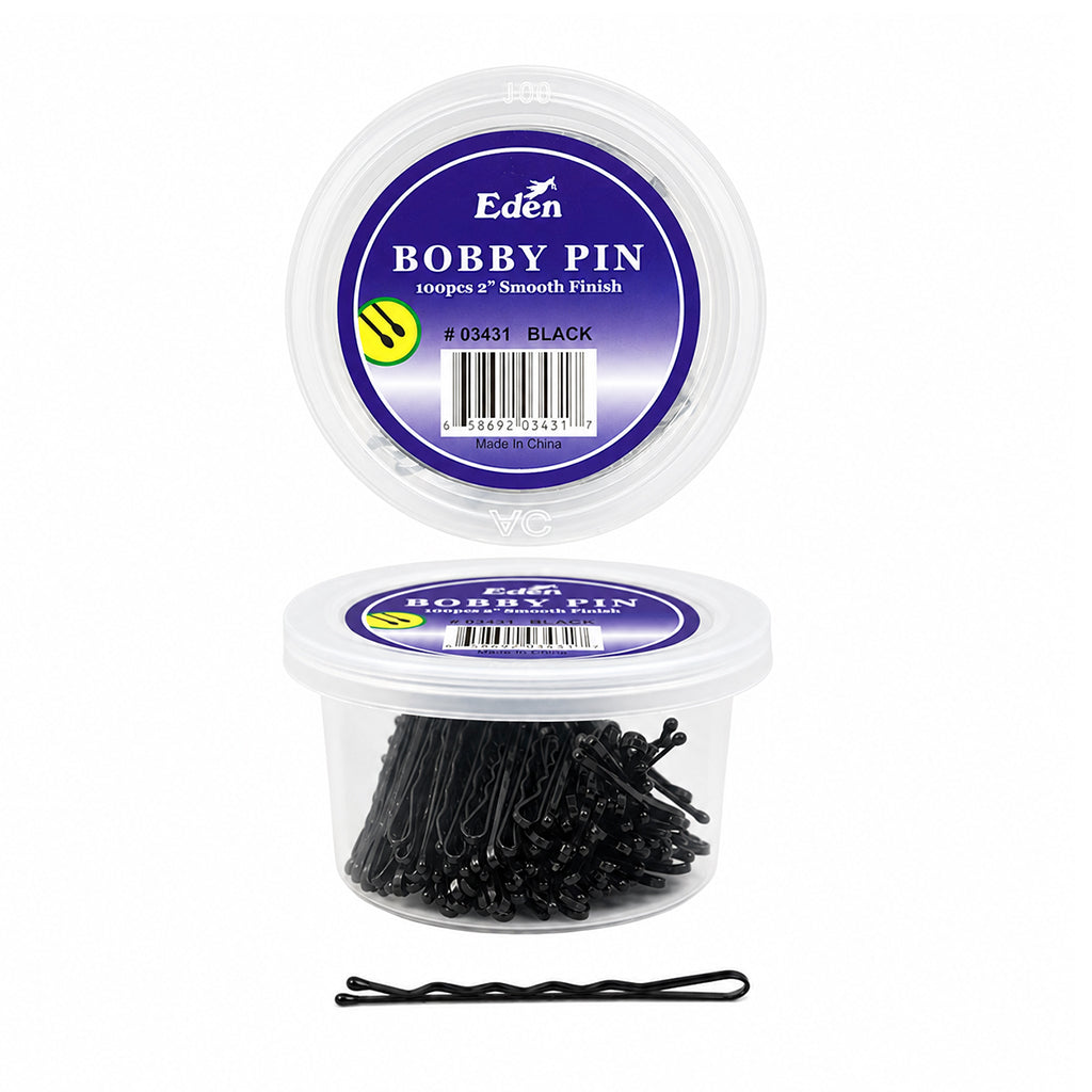 Eden Bobby Pin 2" Black (100 pc)
