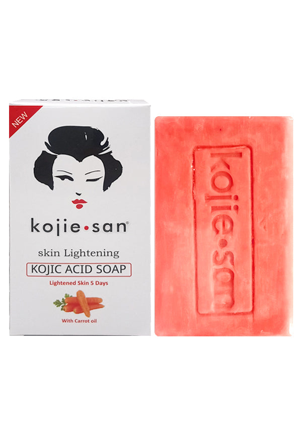 Kojie San Kojic Acid Soap Skin Lightening _ Carrot Oil (250 g