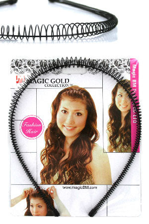 Magic Gold Metal Hair Band #5170 Black-