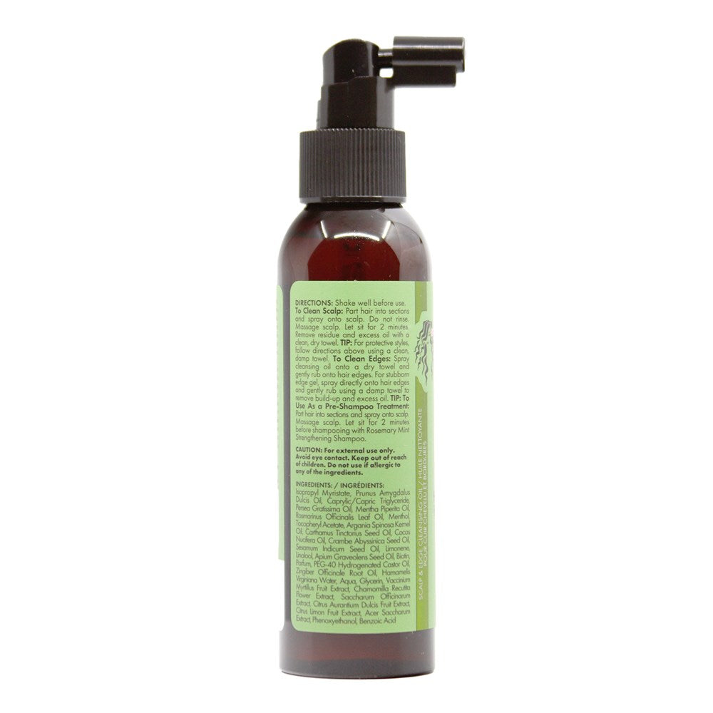 MIELLE Rosemary Mint Strengthening Scalp & Edge Cleansing Oil 4 oz