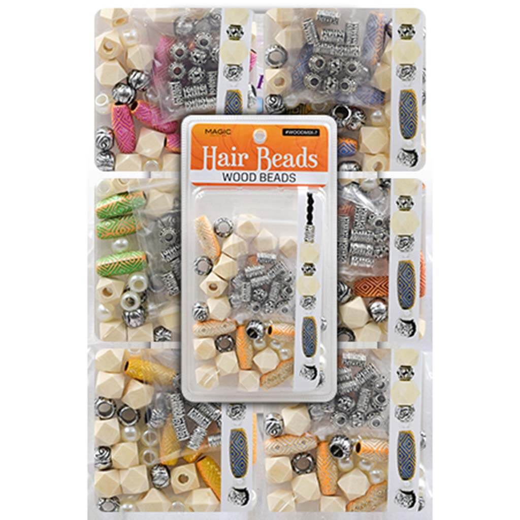 Transform Your Hairstyles with Magic Wood Bead Mix Design