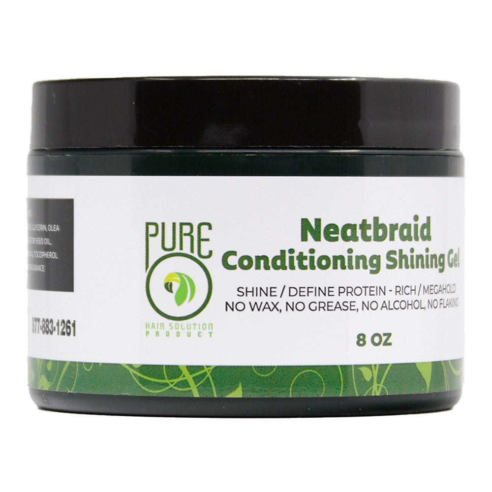 PURE NATURAL Neatbraid Conditioning Shining Gel 8oz