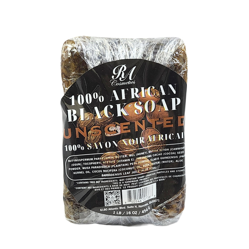 RA Cosmetics 100% Black Soap (1 lb)