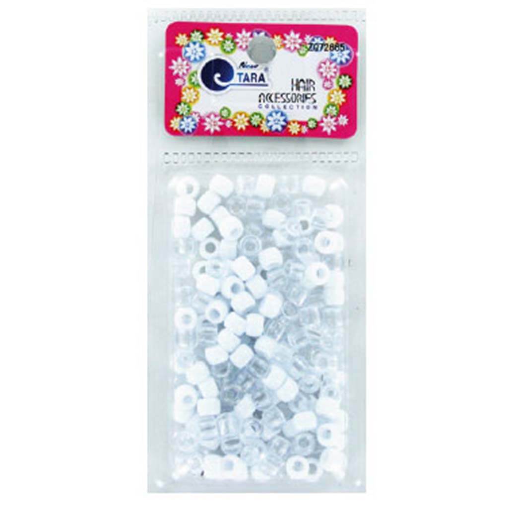 TaraBeadWhiteClear.jpg | Miami Beauty Supply
