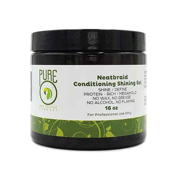 PURE NATURAL Neatbraid Conditioning Shining Gel 16oz
