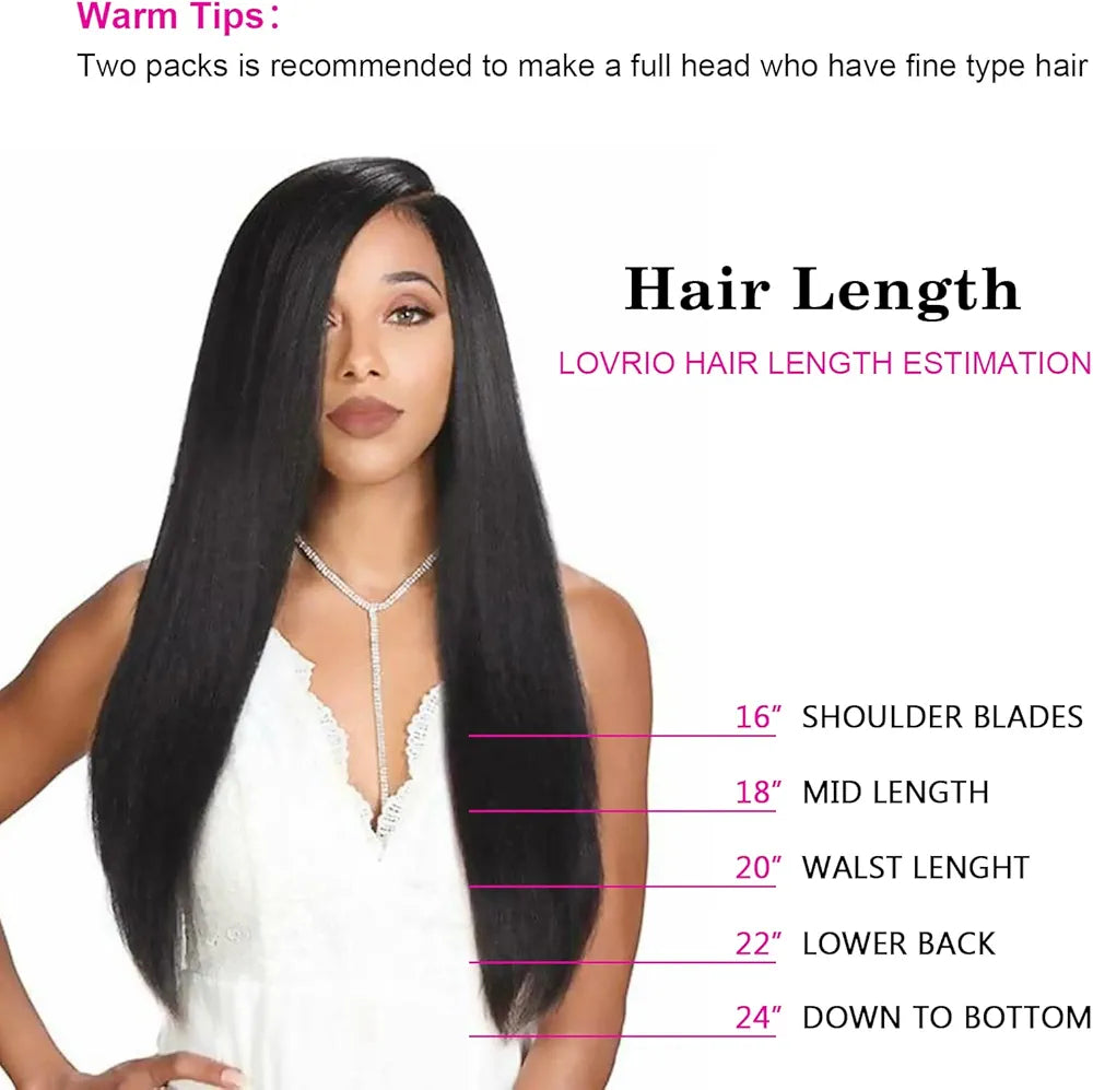 RIO VIRGIN HUMAN HAIR STRAIGHT NATURAL