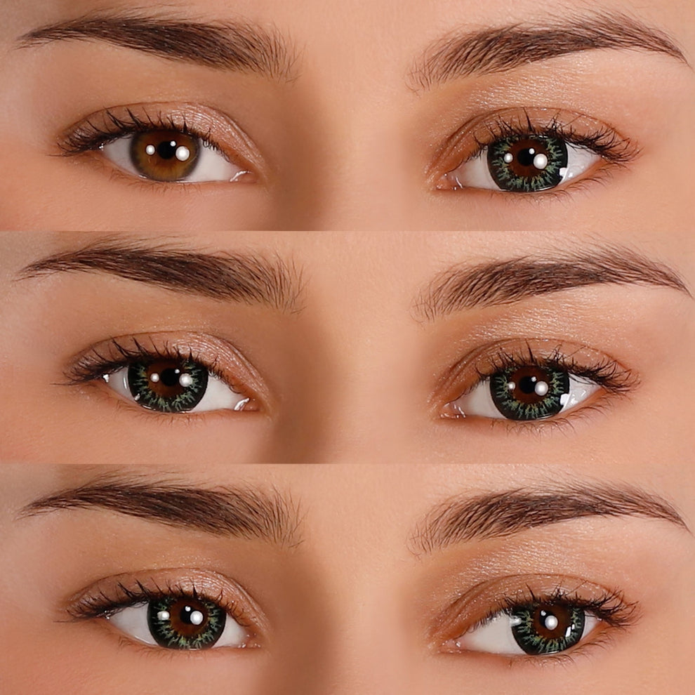 PRIMAL® Mesmerize Emerald - Green Colored Contact Lenses 22691
