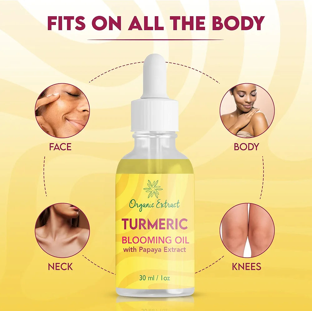 Organic Extract Turmeric BLOOMING OIL 1.OZ