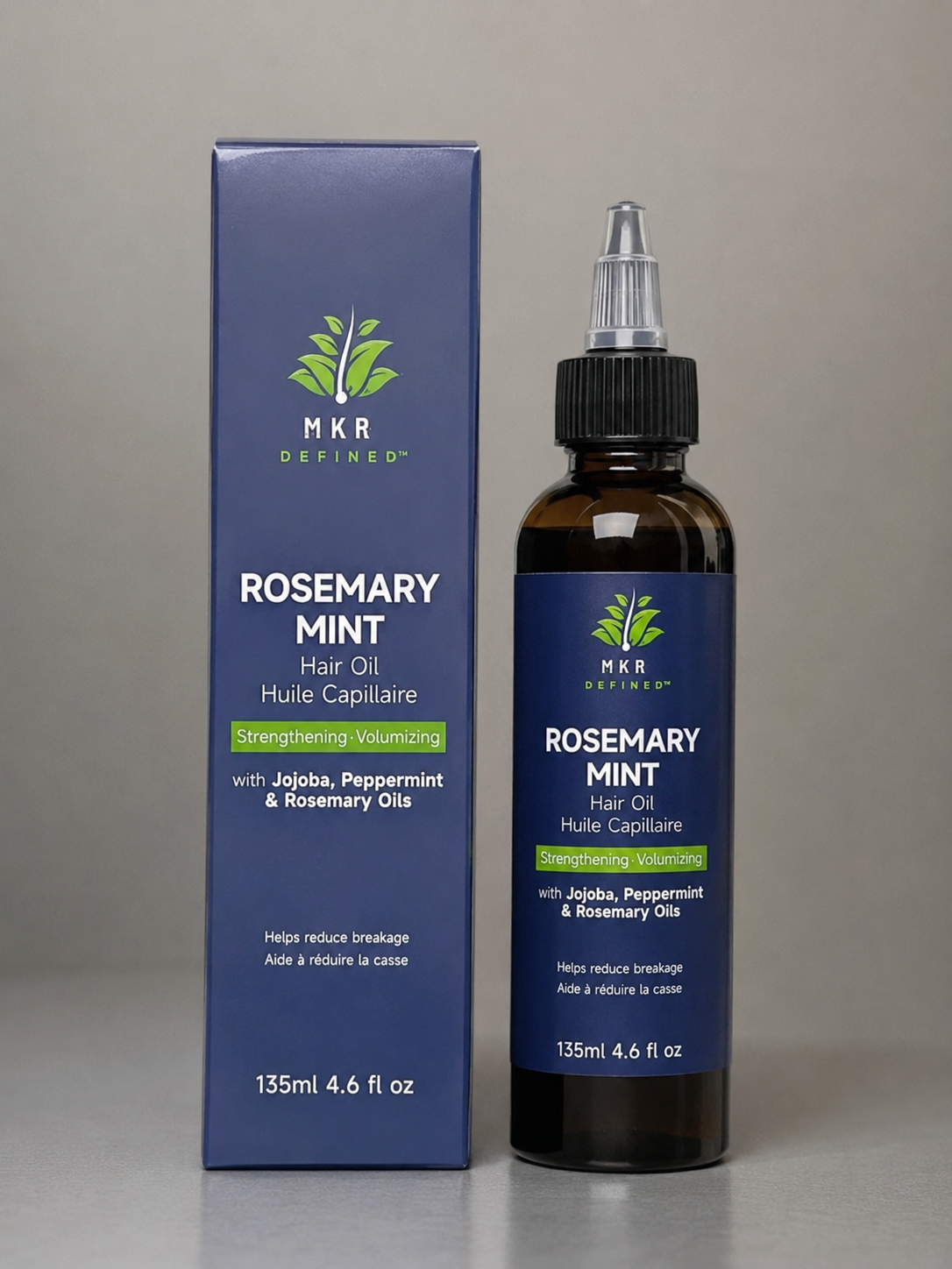 MKR DEFINED ROSEMARY MINT HAIR OIL HUILE CAPILLAIRE 135 ML