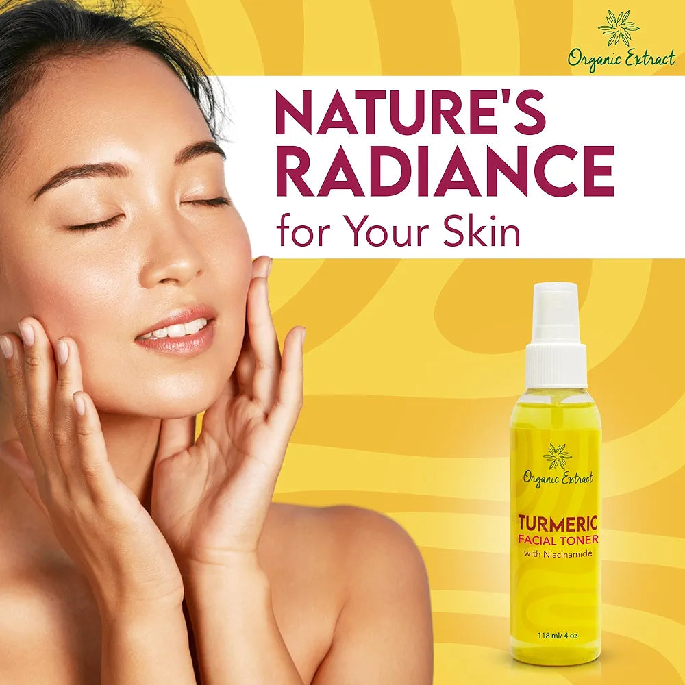 Organic Extract Turmeric Facial Toner 4 oz