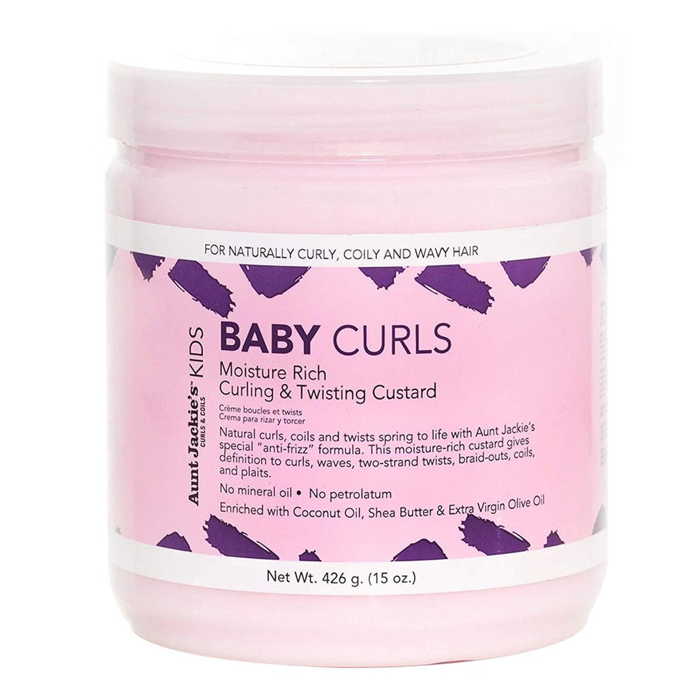 AUNT JACKIE'S Kids Baby Girl Curls Curling & Twisting Custard (15oz
