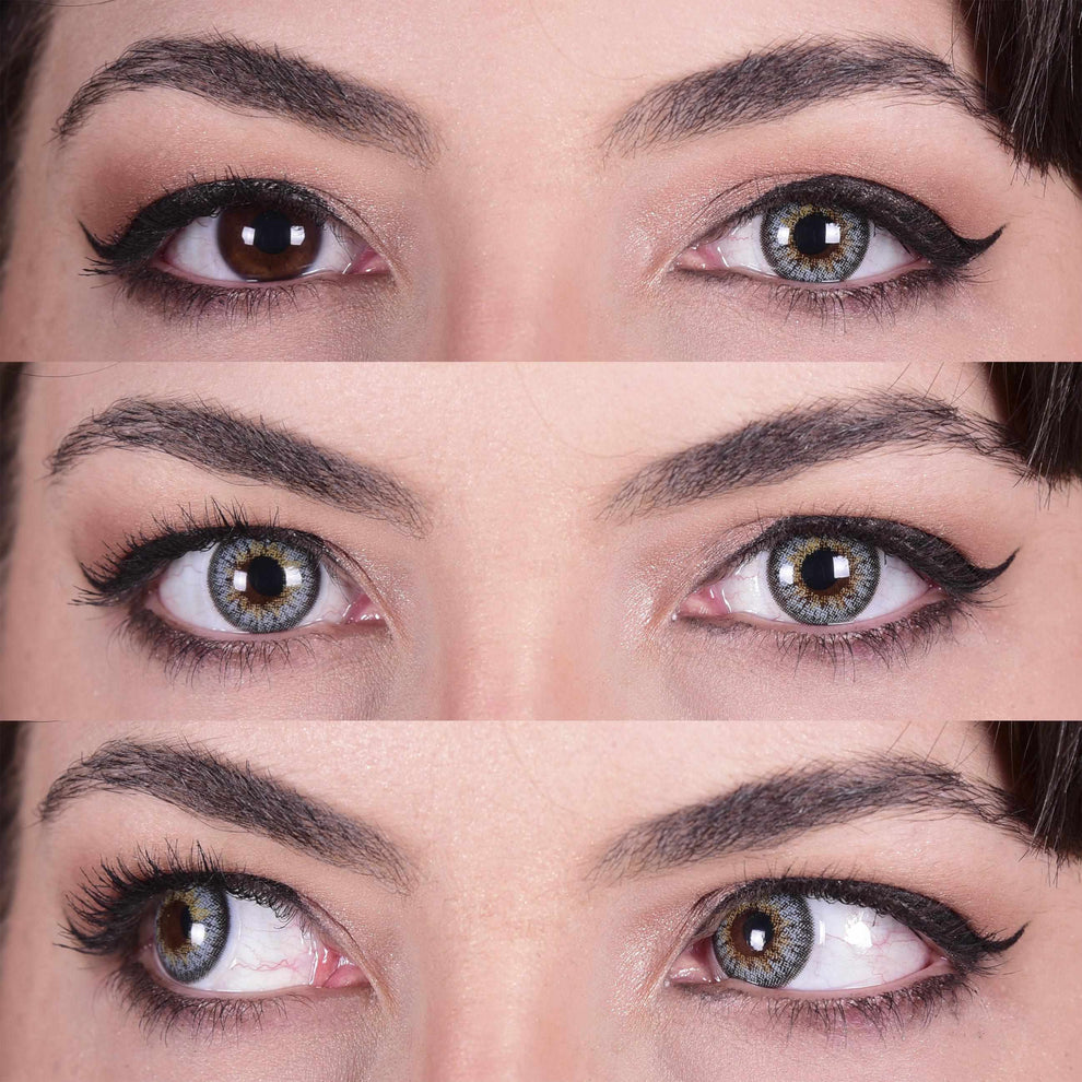 PRIMAL® Sunrise Azure - Blue Colored Contact Lenses 22517