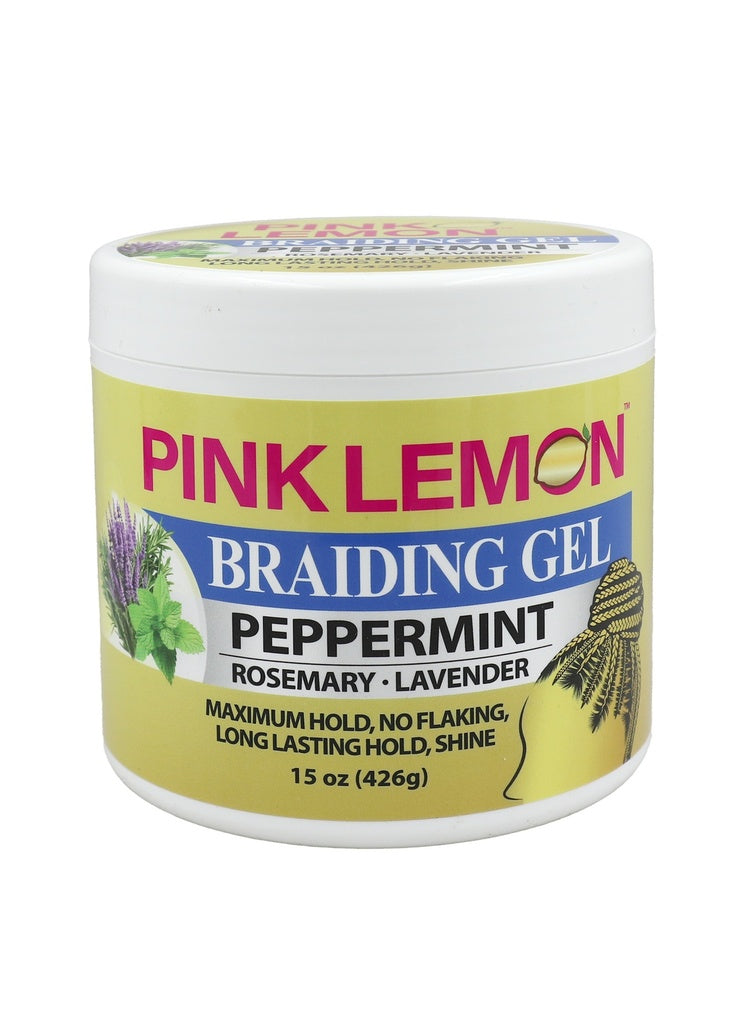 Bellatique Pink Lemon Braiding Gel -Peppermint (15 oz
