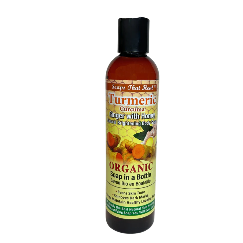 Oilblends Soaps That Heal Turmeric Ginger with Honey Body Wash 8oz