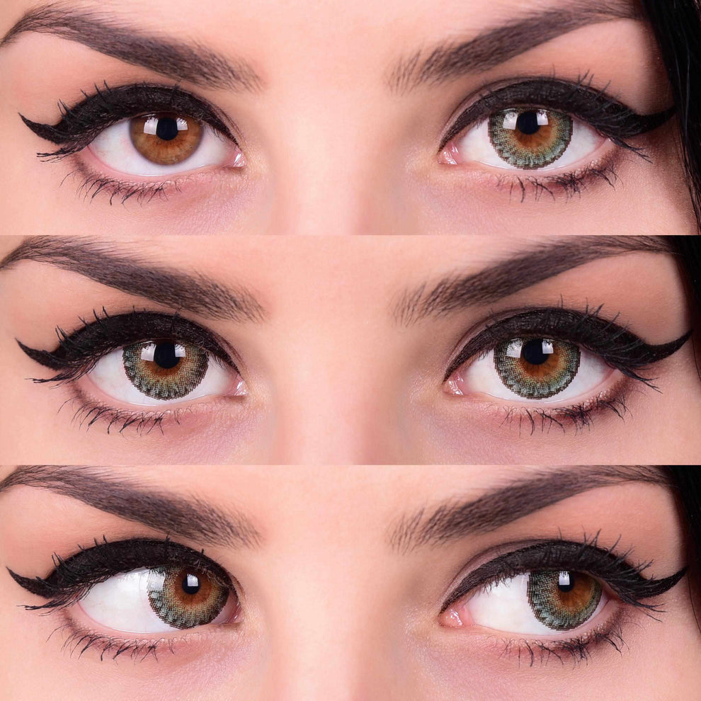 PRIMAL® Starlight Jade - Green Colored contact lenses 22506