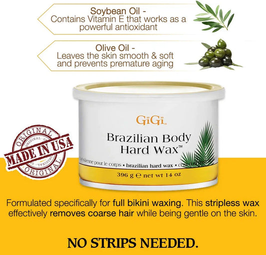 GIGI Brazilian Body Hard Wax (14oz/396g)