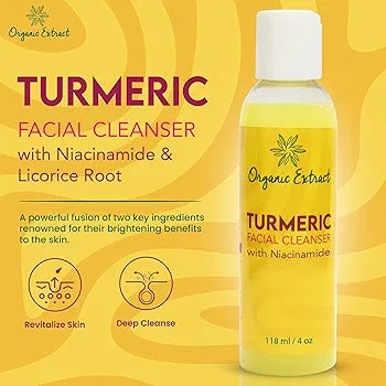 Organic Extract Turmeric Facial Cleanser 4 oz