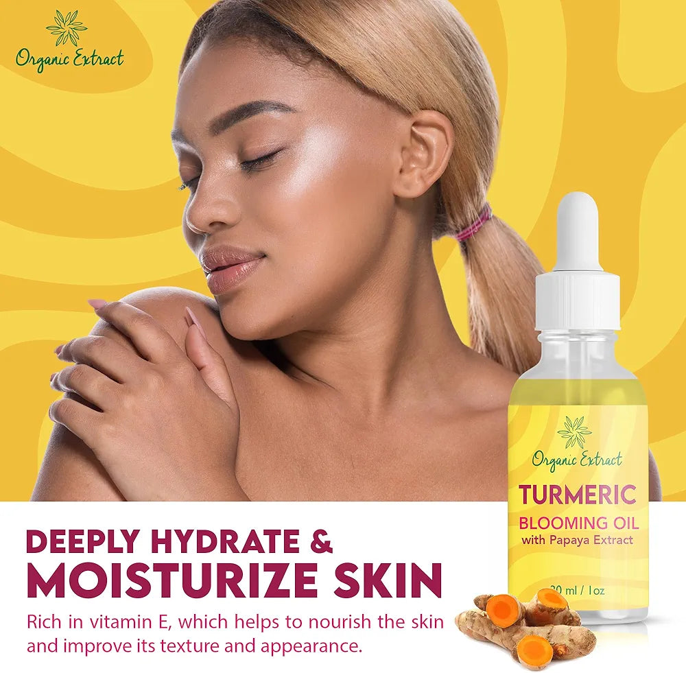 Organic Extract Turmeric BLOOMING OIL 1.OZ