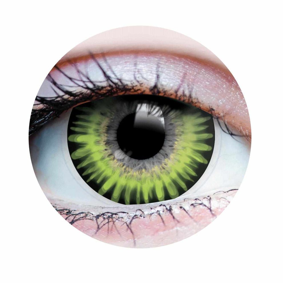 PRIMAL® Temptress Emerald - Green Colored Contact Lenses 22662