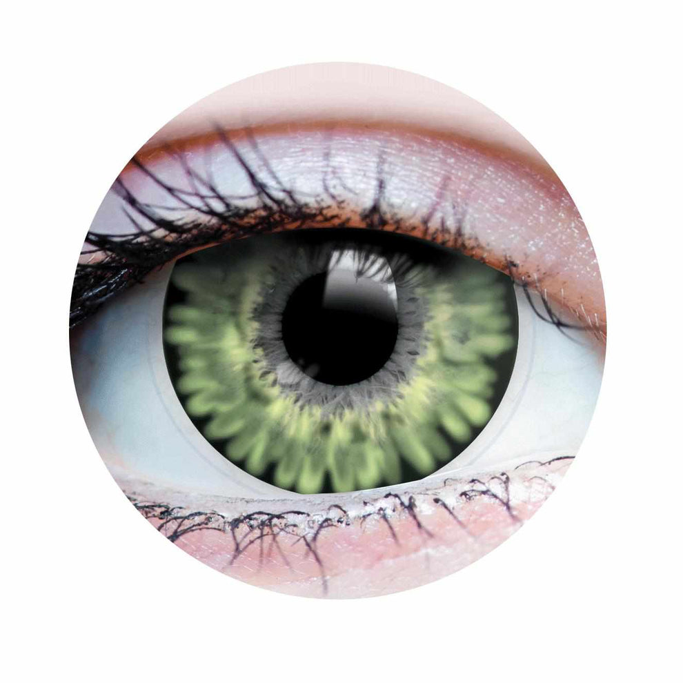 PRIMAL® Mesmerize Emerald - Green Colored Contact Lenses 22691