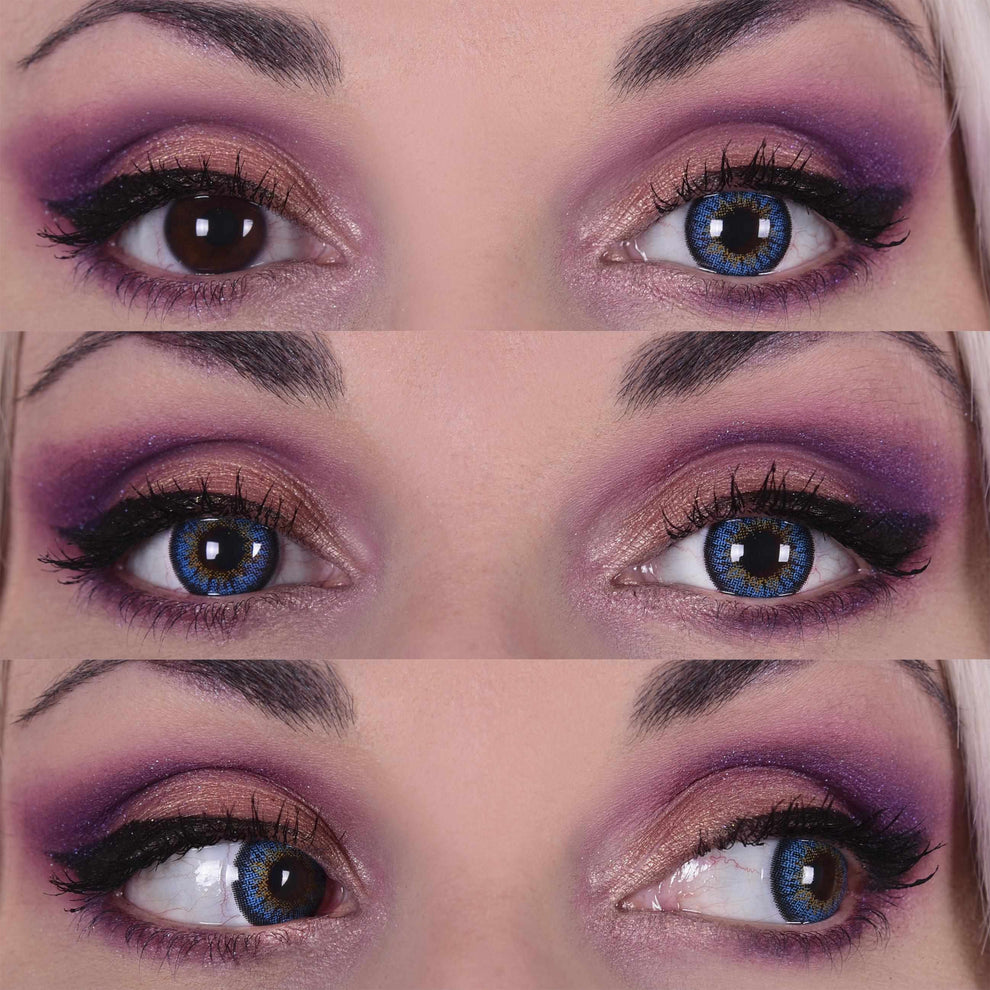 PRIMAL® Sunrise Sapphire - Blue Colored Contact Lenses 22512
