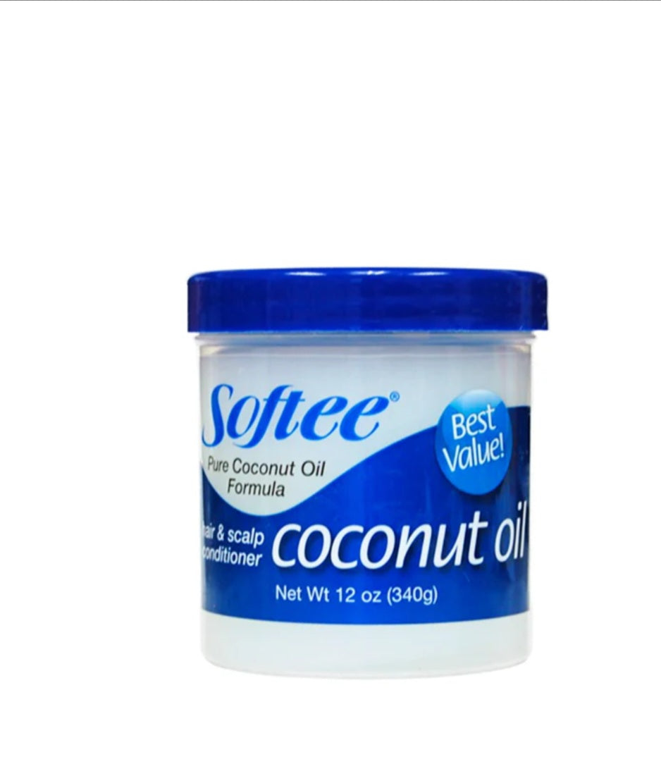 SOFTEE Coconut Oil Hair & Scalp Contiditioner 12oz