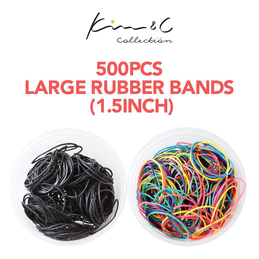 Kim & C
KIM & C 500pcs Large Rubber Bands (1.5inch)