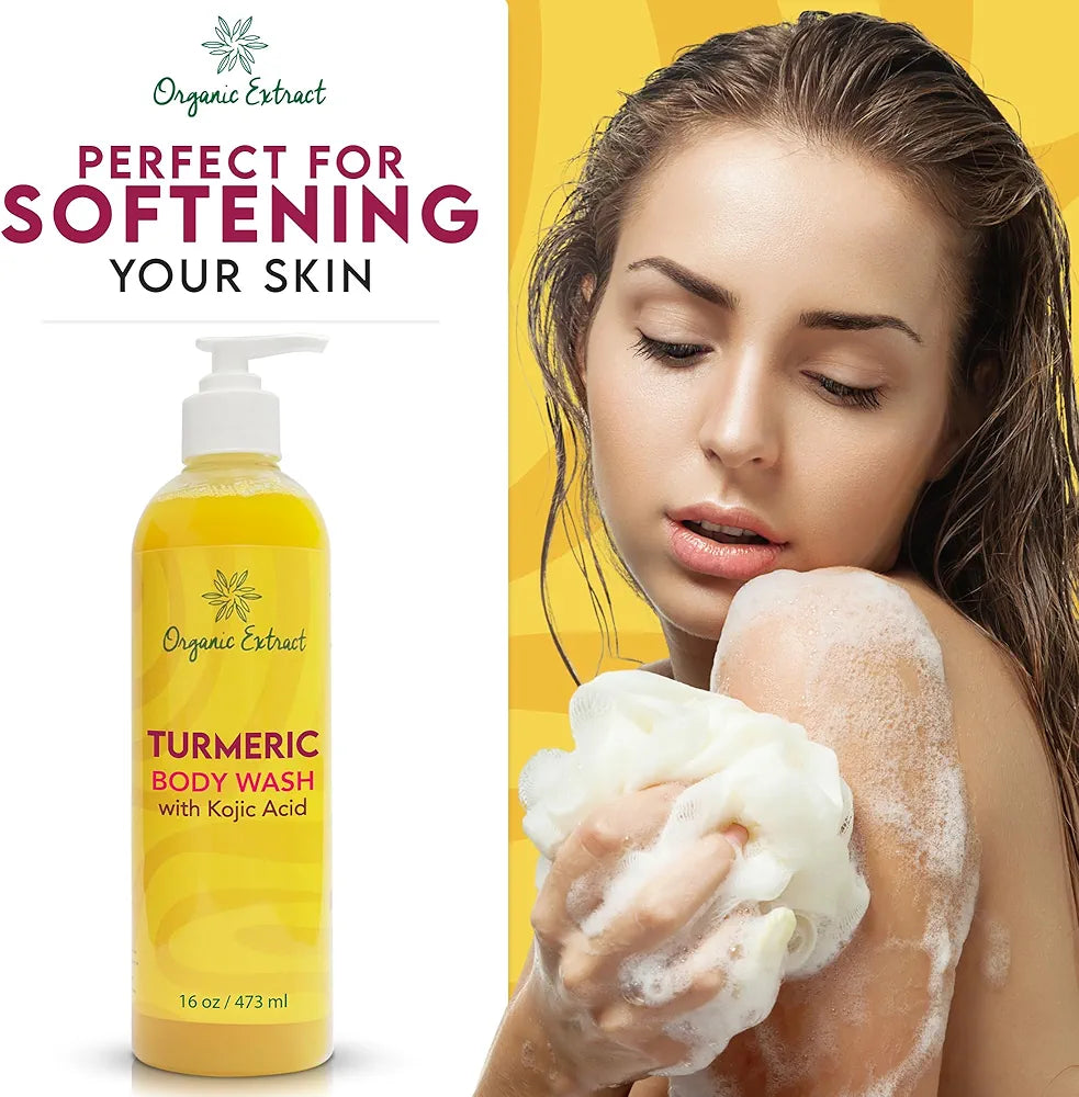 Organic Extract Turmeric Body Wash 16 oz