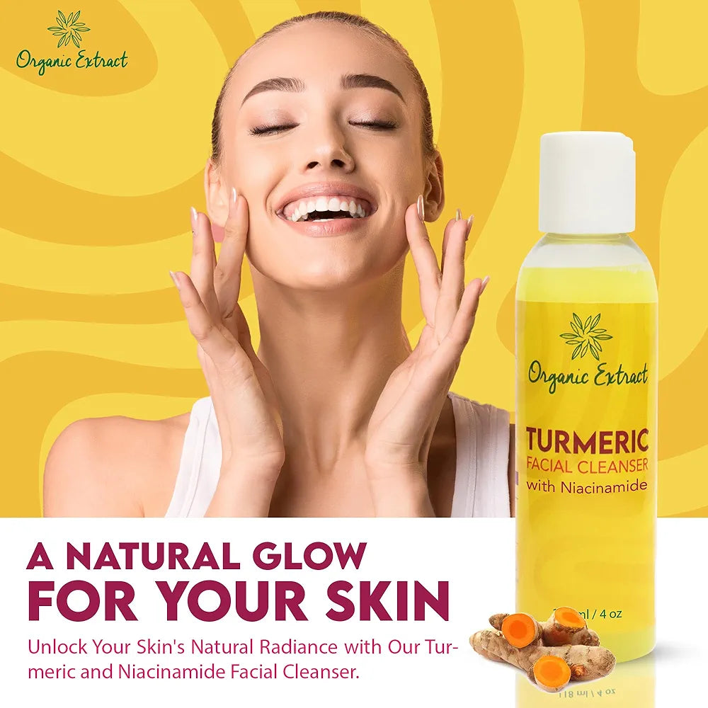 Organic Extract Turmeric Facial Cleanser 4 oz