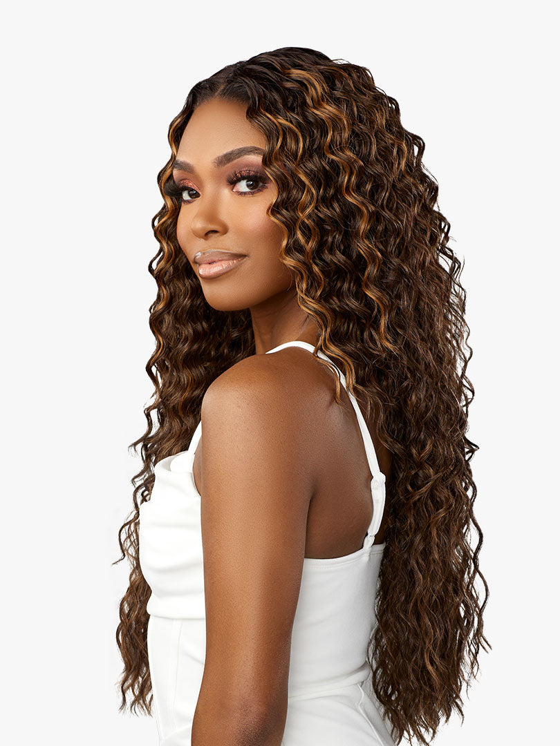 BUTTA LACE HUMAN HAIR BLEND WATER DEEP 28″