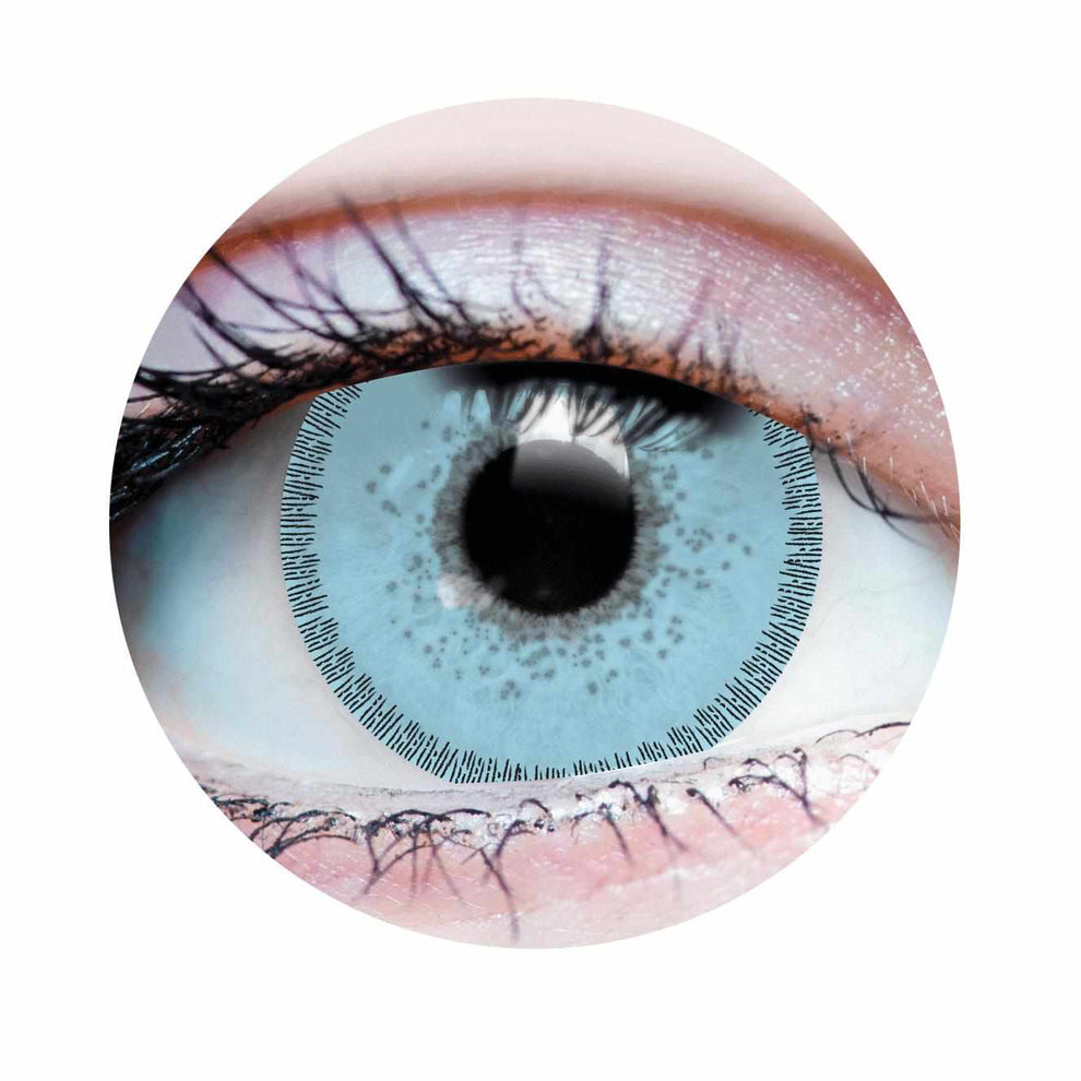 PRIMAL® Charm Sapphire - Blue Colored Contact Lenses 22653