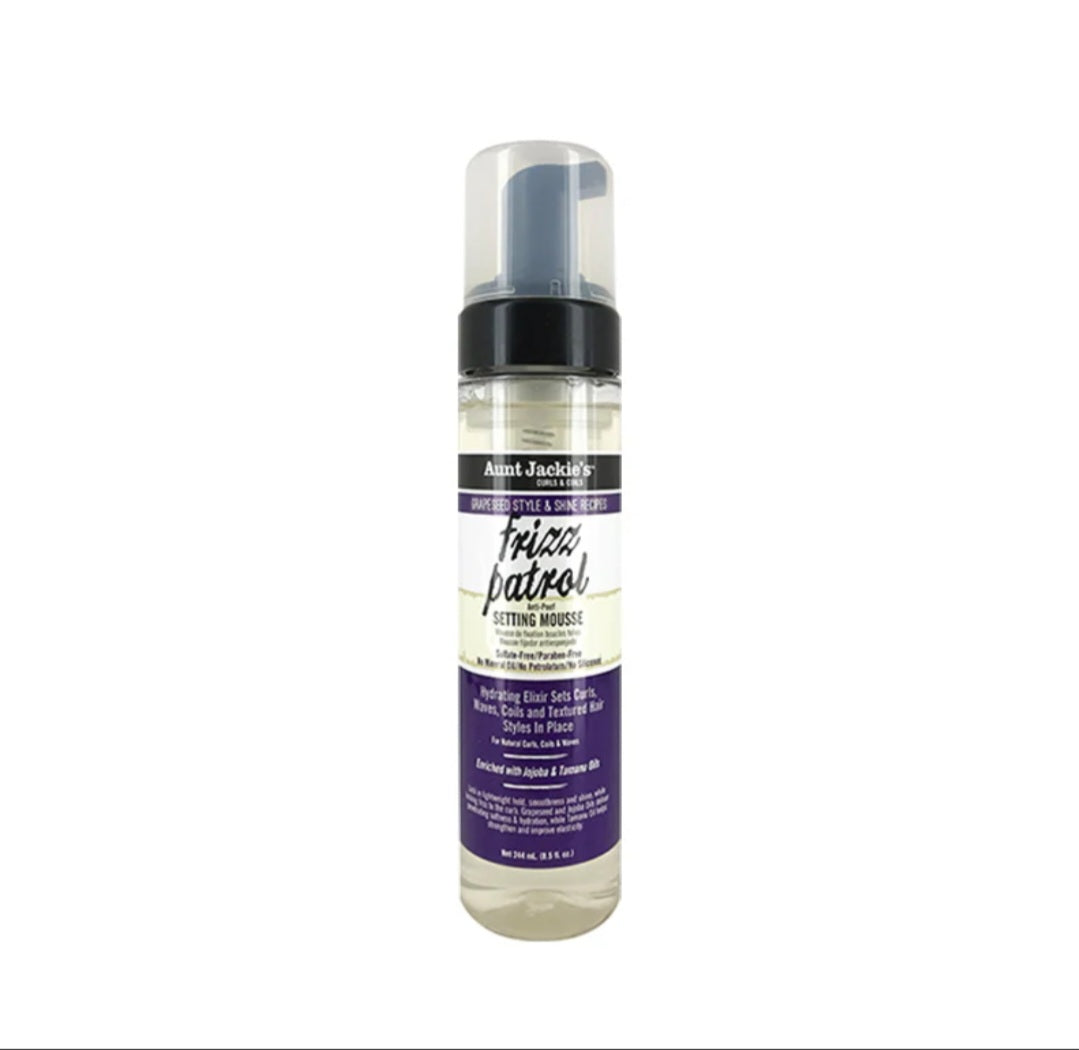 AUNT JACKIE'S Grapeseed Frizz Patrol Setting Mousse