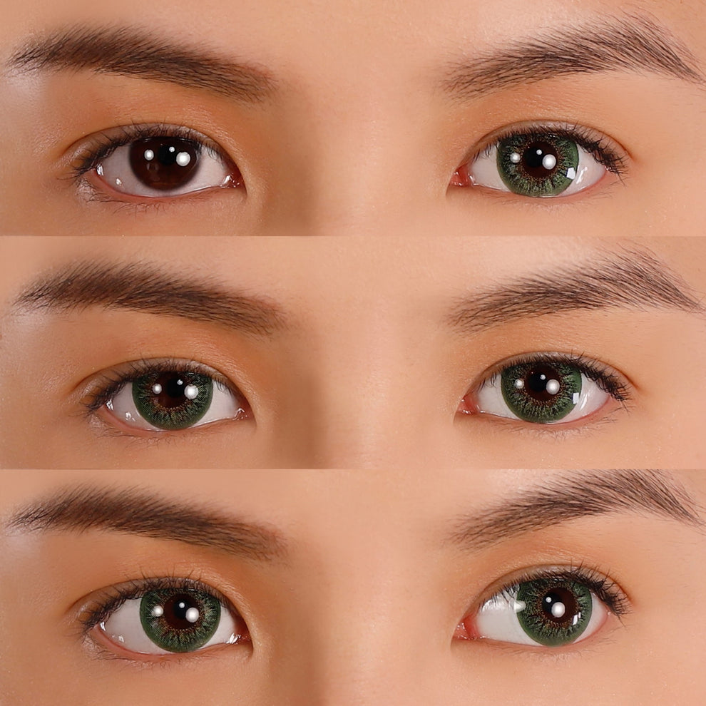 PRIMAL® Aurora Jade - Green Colored Contact Lenses 22527
