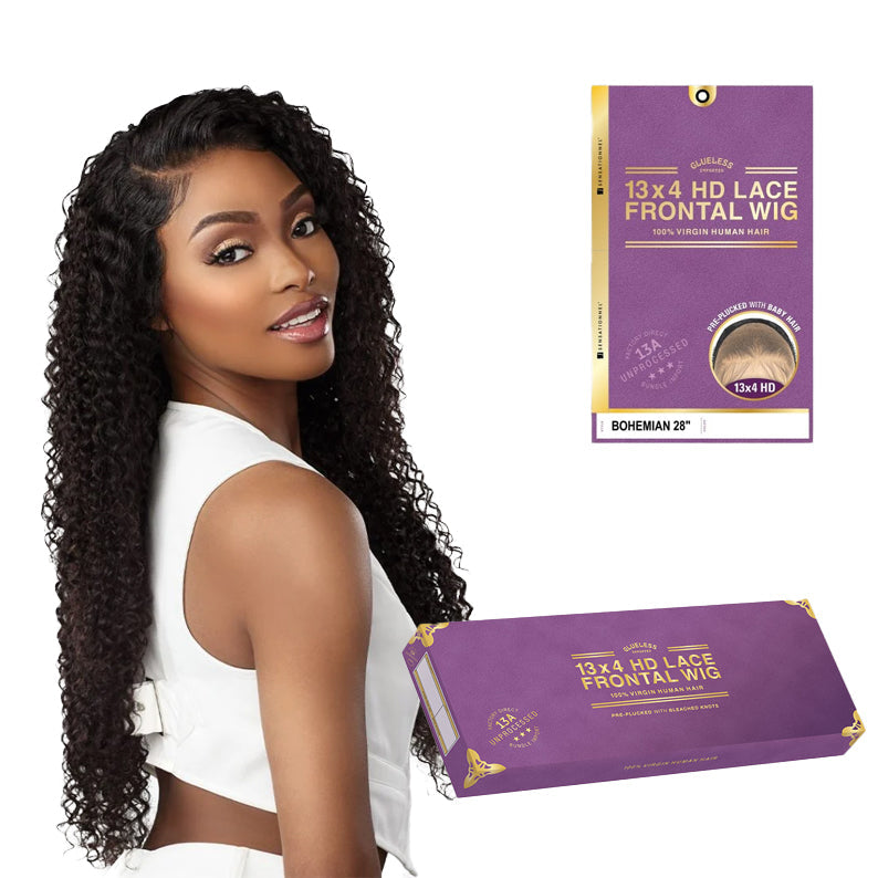 SENSATIONNEL 13X4 Glueless HD Lace Frontal Wig - 13A STRAIGHT 20"