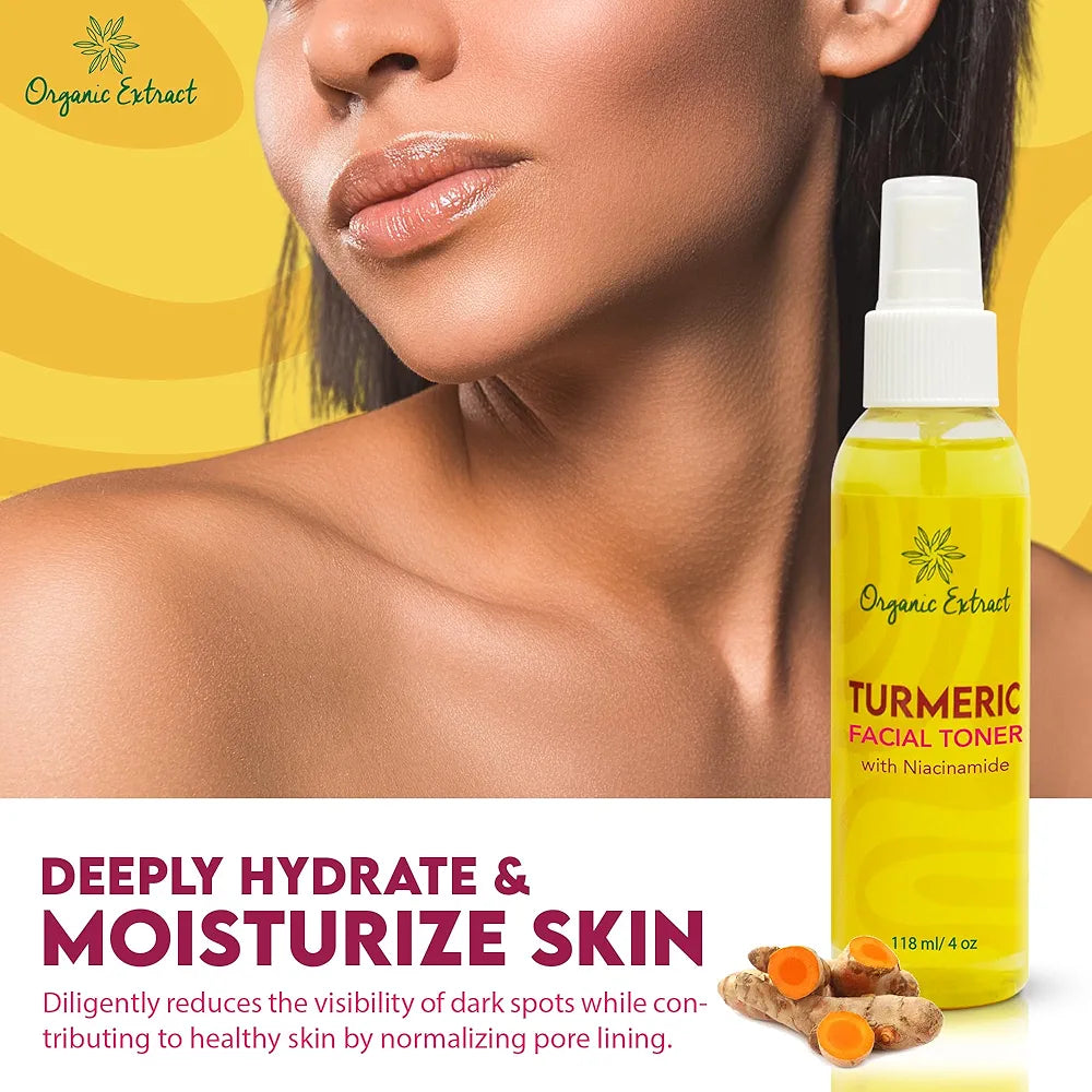 Organic Extract Turmeric Facial Toner 4 oz