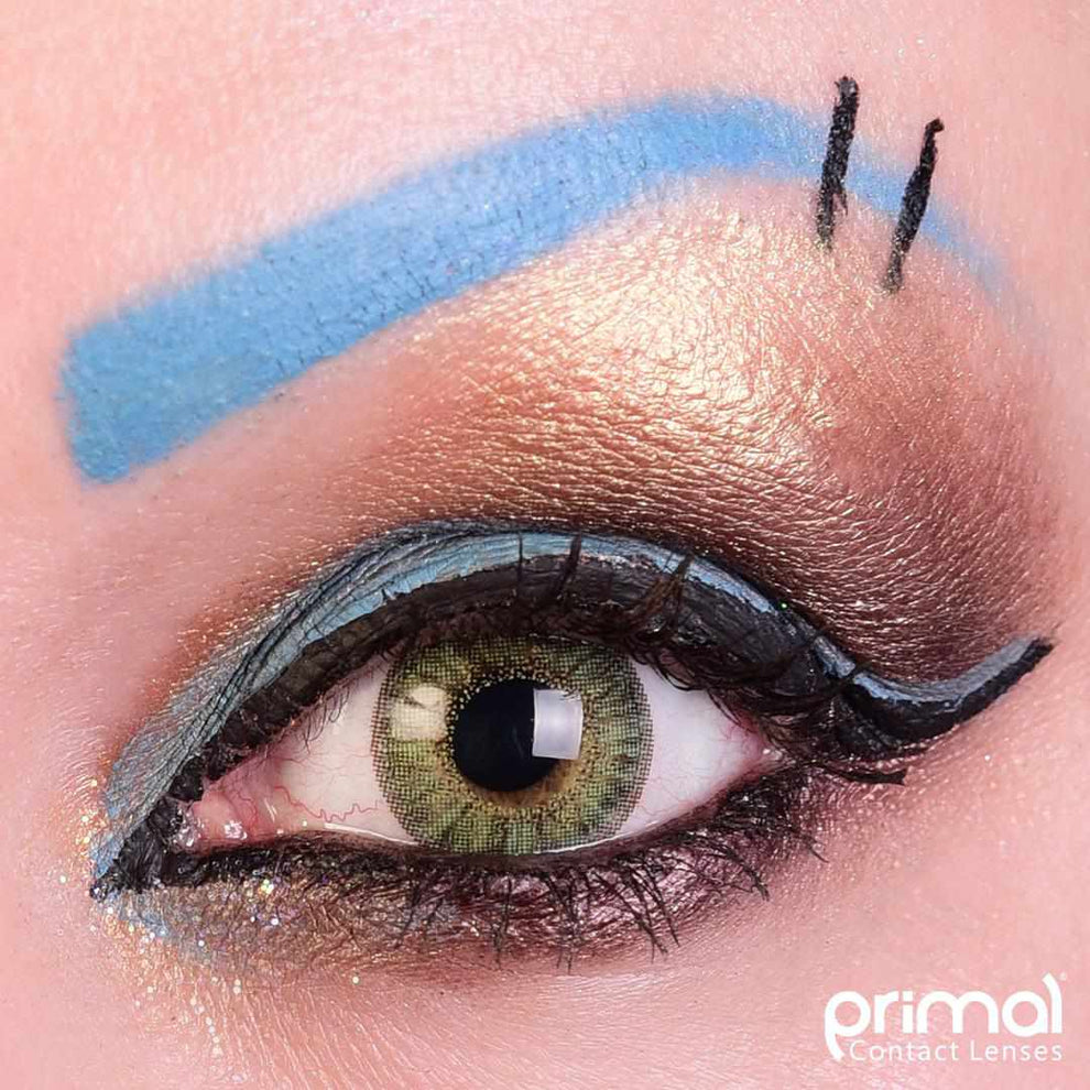 PRIMAL® Sunset Turquoise - Green Colored Contact Lenses 22509