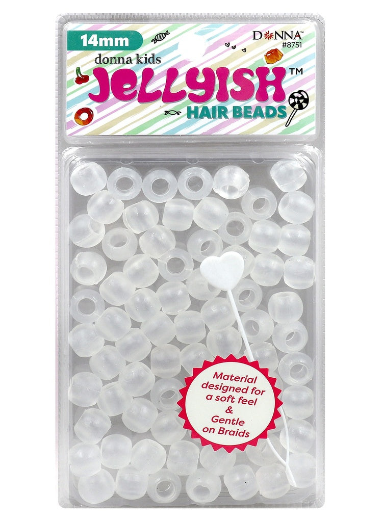 Donna Kids 14mm Jellyish Beads #8751GP Clear -