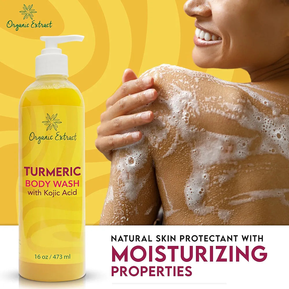 Organic Extract Turmeric Body Wash 16 oz
