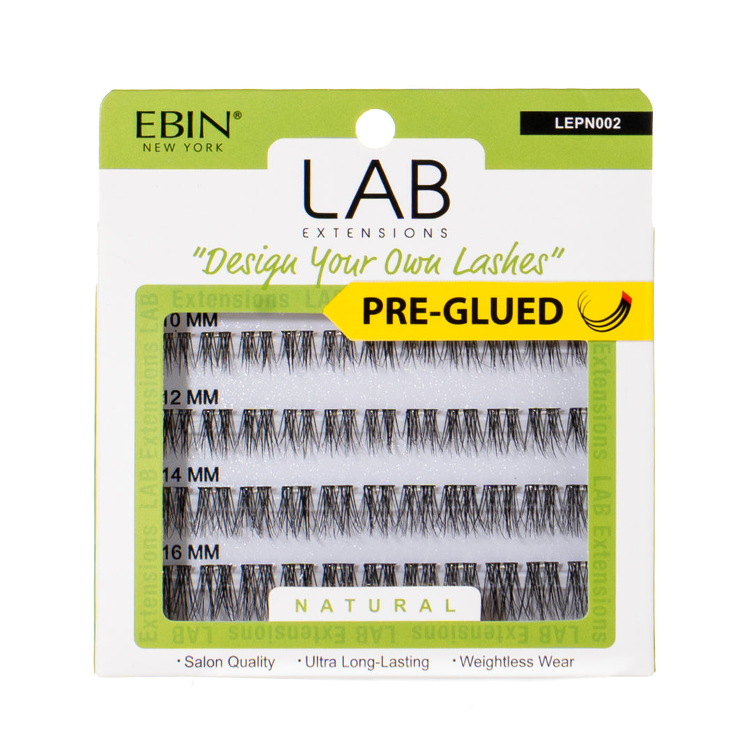 LAB EXTENSIONS DIY Cluster Lashes - Natural (Pre-glued