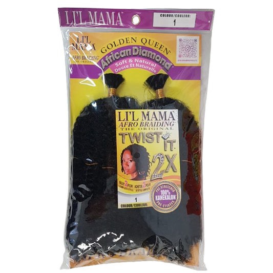 Golden Queen LI’L MAMA AFRO BRAIDING TWIST IT 2X