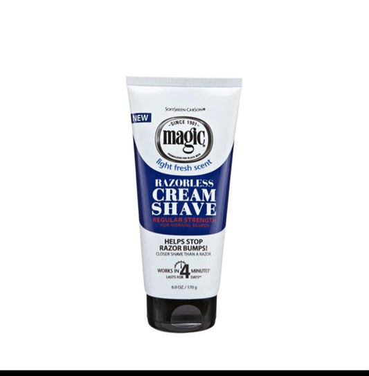 MAGIC RAZORLESS CREAM SHAVE 6OZ
