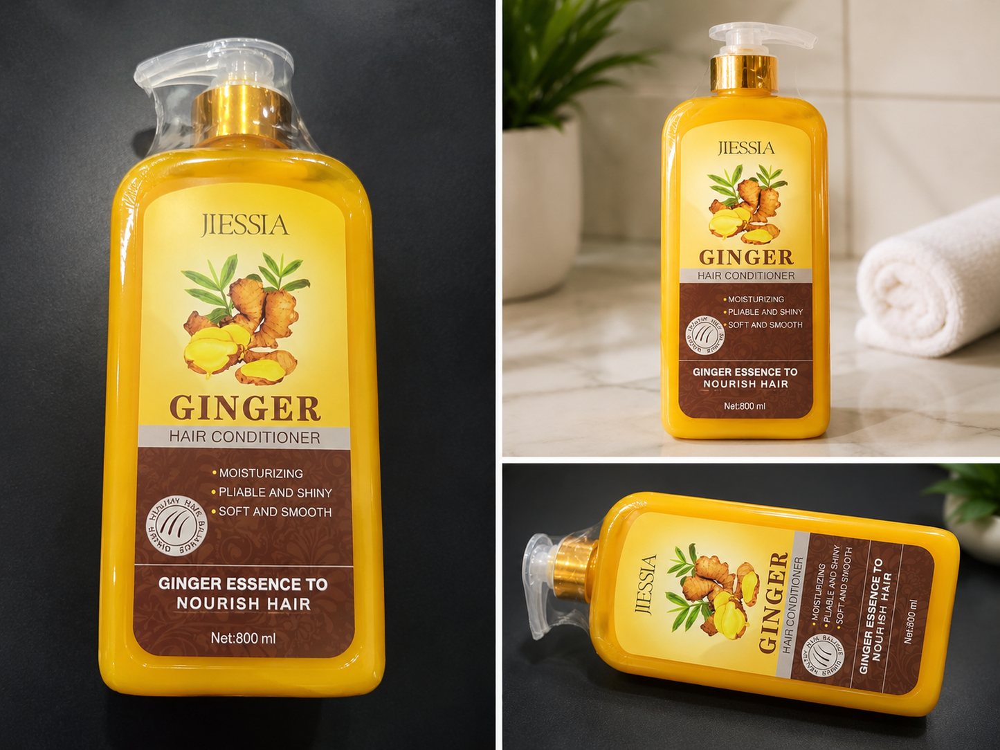 JIESSIA GINGER HAIR CONDOTIONER 800 ML