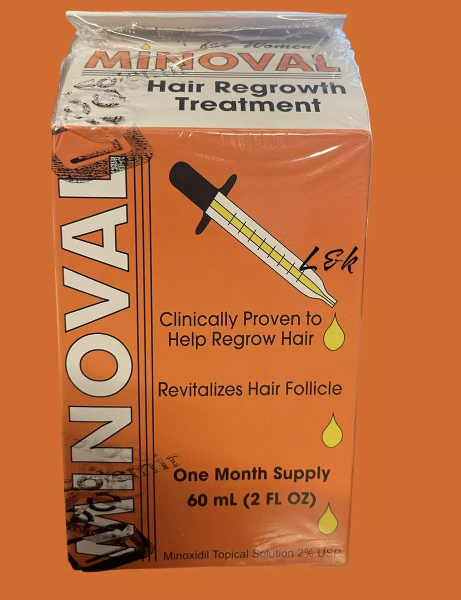 MINOVAL Hair Regrowth Treatment- For Women Extra Strength 2oz