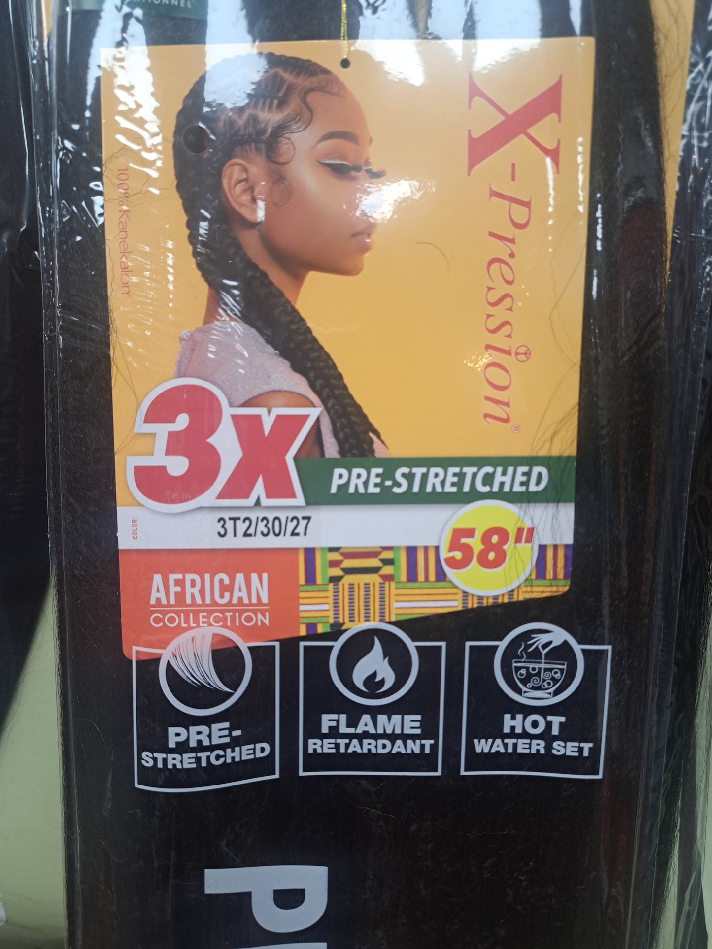 SENSATIONNEL Synthetic African Collection X-pression 3x Volume Pre-stretched Braid 58